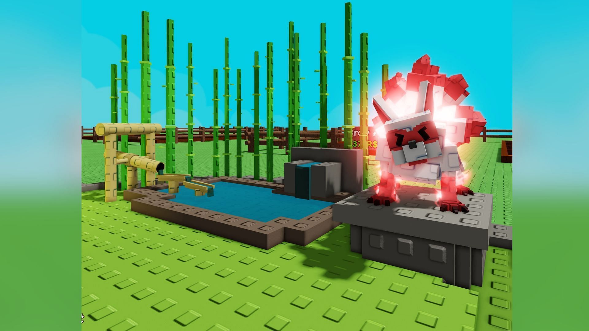 Kitsune, the latest Prismatic rarity Pet (Image via Roblox)